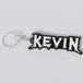 Custom Megadeth keychain with the names 'Kevin'