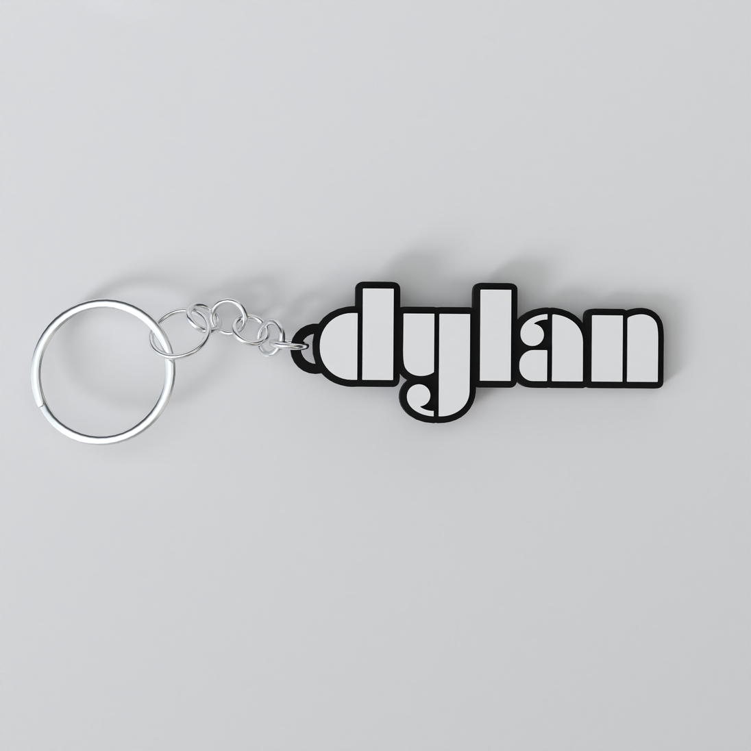 Custom The Doors keychain with the names 'dylan'.