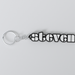 Custom The Doors keychain with the names 'steven'.
